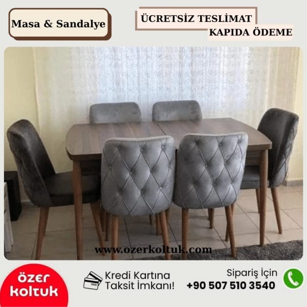 Masa Sandalye Takımı – 004