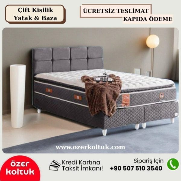 Çift Kişilik Yatak & Baza - 002