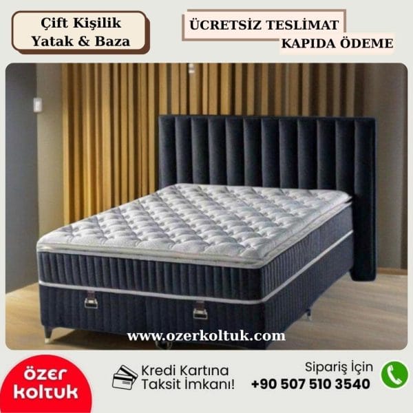 Çift Kişilik Yatak & Baza - 004